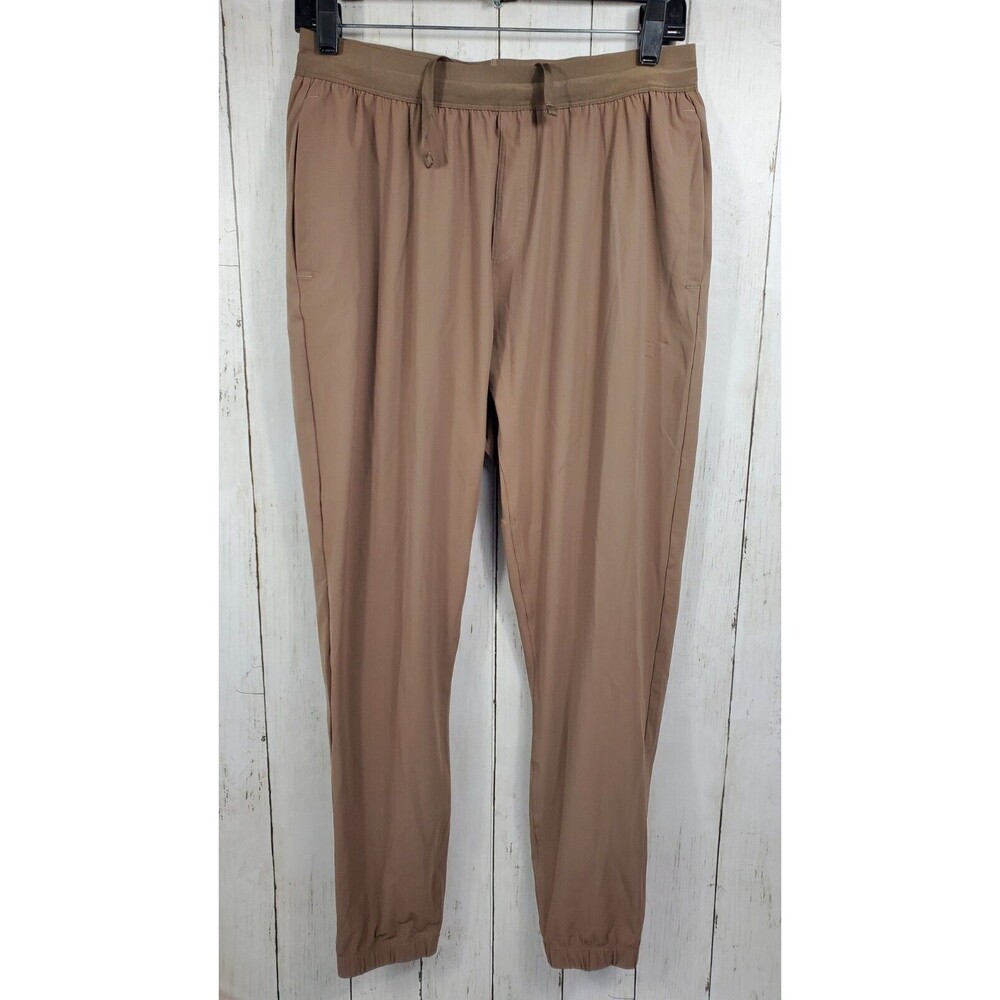 Gymshark Studio Slim Fit Drawstring Joggers Women's Large Brown A1A3U